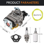 Load image into Gallery viewer, Carburateur pour débroussailleuse 52 cc 49 cc 43 cc, Kit complet d'accessoires
