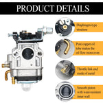 Load image into Gallery viewer, Carburateur Débroussailleuse 52cc 49cc 43cc, Kits de Carburateur pour Moteur avec Joint